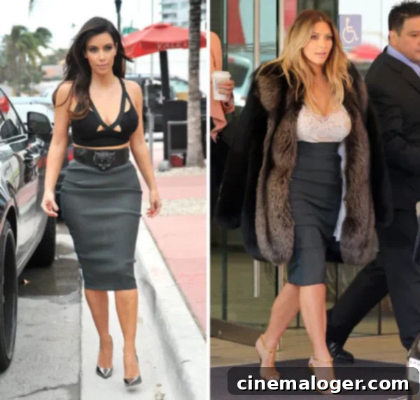 Kim Kardashian Steps Out In Pre-Baby Tight Skirt 1 featured 1222250