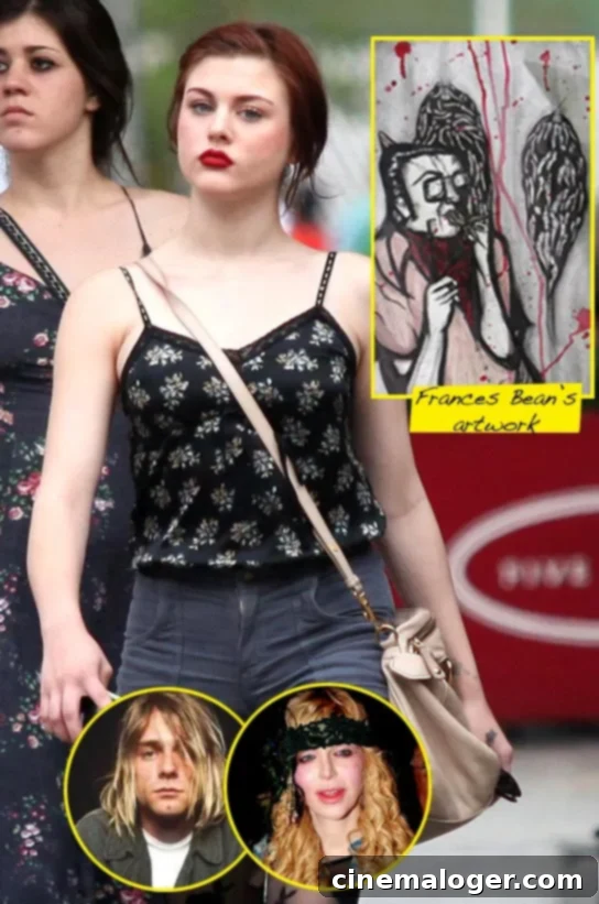 Satan's Muse: Frances Bean Cobain's Shocking Art Debut 1 featured 162310