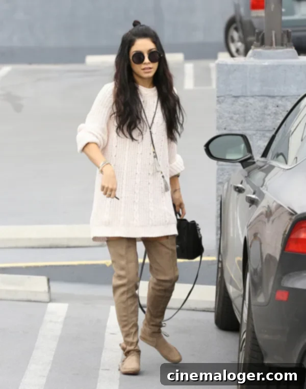 Vanessa Hudgens Slays In Thigh High Boots And Shorts Master The Trend 1 featured 1650813