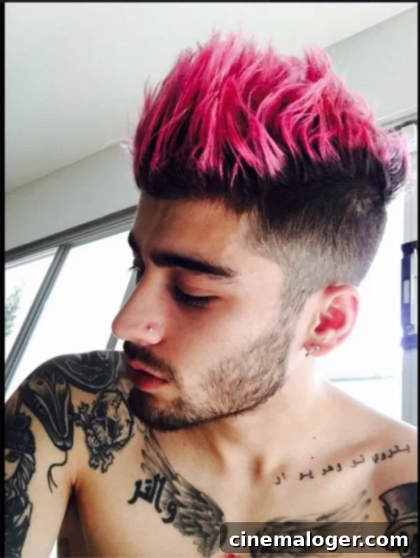 Zayn Malik's Pink Hair Revives Joe Jonas Comparisons 1 featured 1992194