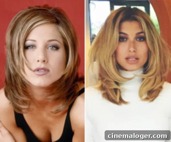 Hailey Baldwin Revives Rachel Green's '90s Blowout 1 featured 2234667