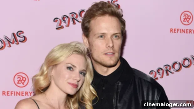 Sam Heughan Steps Out With Girlfriend on Rare Red Carpet Ahead of Outlander Premiere 1 featured 2775794