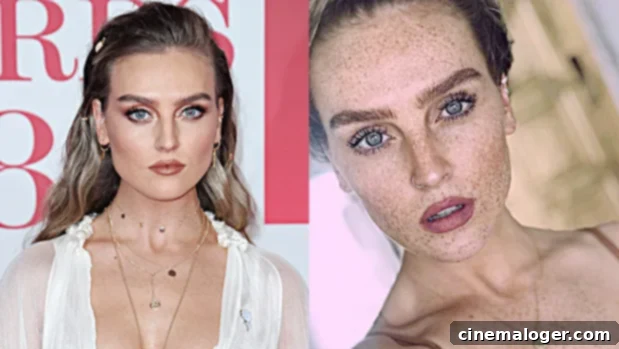 Perrie Edwards' Unexpected Freckle Reveal In Daring Selfie 1 featured 3277157