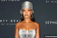 Rihanna Stuns in a Bold Snakeskin Mini, All Legs and Cleavage