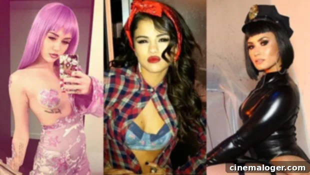 Miley Selena Demi Who Is Halloweens Costume Queen 1 featured 3370840