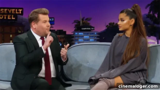 Ariana Grande Reveals Her Nonexistent Personal Life In Surprise Late Late Show Chat 1 featured 3518846