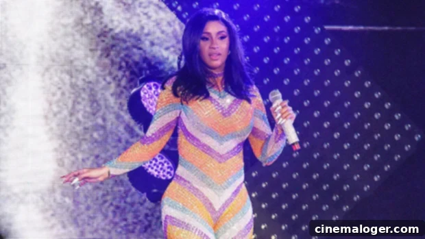 Cardi B's Jumpsuit Splits On Stage – She Owns It In A Bathrobe 1 featured 3640952
