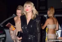 Taylor Swift Electrifies VMA After-Party in Dazzling Black Sequins