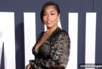Jordyn Woods Flaunts Her Curves in Skintight Brown Dress