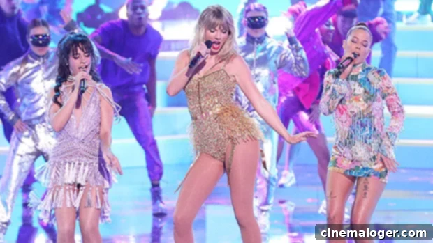 Taylor Swift's AMAs Showcase with Camila Cabello and Halsey Amid Scooter Braun Controversy 1 featured 3804783