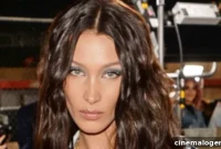 Bella Hadid’s Stunning Hair Transformation: Long Curly Brown Hair at Dior