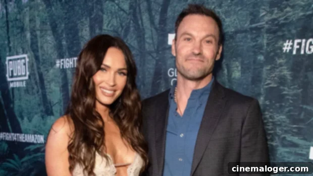 Rare Sighting: Megan Fox Dazzles in Plunging Lace Alongside Brian Austin Green 1 featured 3821326