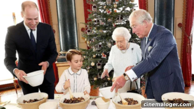 Prince George, 6, Joins Great-Granny Queen Elizabeth to Make Christmas Pudding 1 featured 3854645