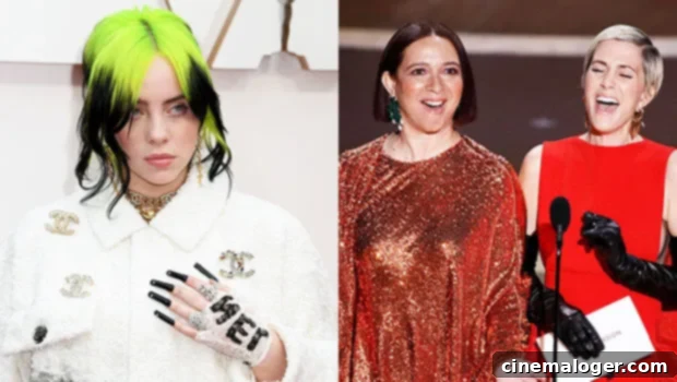 Billie Eilish's Priceless Reaction to Maya Rudolph and Kristen Wiig's Oscar Skit 1 featured 3911478