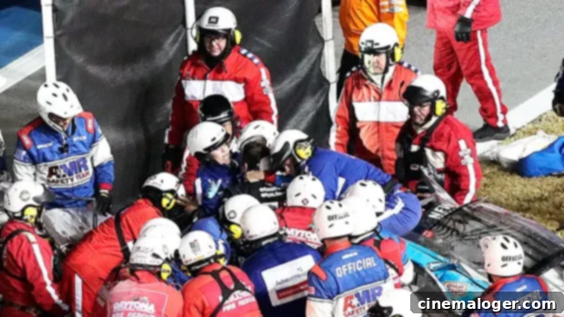 First Photo Emerges: Ryan Newman Rescued From Daytona 500's Devastating Wreck 1 featured 3932508