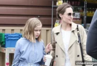 Angelina Jolie and Vivienne, 11, Brave Pandemic Grocery Aisles