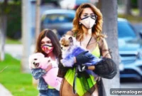 Farrah Abraham Makes a Splash in Lime Green Swimsuit During Dog Walk with Daughter