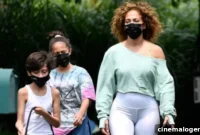 Jennifer Lopez Rocks Natural Curls on Morning Walk With Her 12-Year-Old Twins Max and Emme
