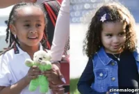 Minik Dream Kardashian, abisi King Cairo’nun 8. yaş günü kutlamasında oyunlarla coştu.