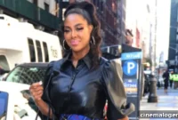 Kenya Moore Looks Trim In White Overalls After Bouncing Back From 7 Lb Gain