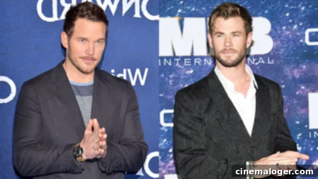 Chris Pratt Jokingly Implores Chris Hemsworth to Dial Down the Muscles for Thor 4 1 featured 4266605