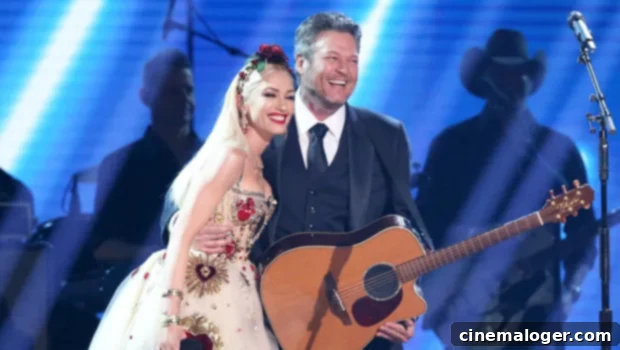 Gwen Stefani Stuns in Black and White Crop Top and Skirt for The Voice Finale with Blake Shelton 1 featured 4282361