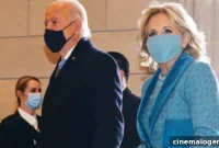 Dr. Jill Biden Radiates Regal Elegance in Ocean Blue Tweed for Inauguration