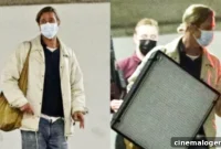 Brad Pitt Debuts Ponytail In Rare Public Appearance