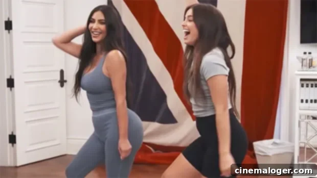 Kim Kardashian Faces An Intimidating TikTok Dance Challenge With Addison Rae 1 featured 4392011