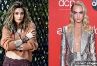 Paris Jackson’s White Hot Slip Dress for Cara Delevingne Night