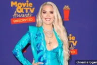 Erika Jayne’s Bold Latex Mini Dress at MTV Movie and TV Awards