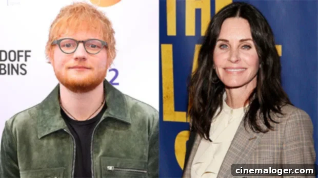 Ed Sheeran ve Courteney Cox, Friends'in Efsane Dansını Canlandırdı 1 featured 4419254