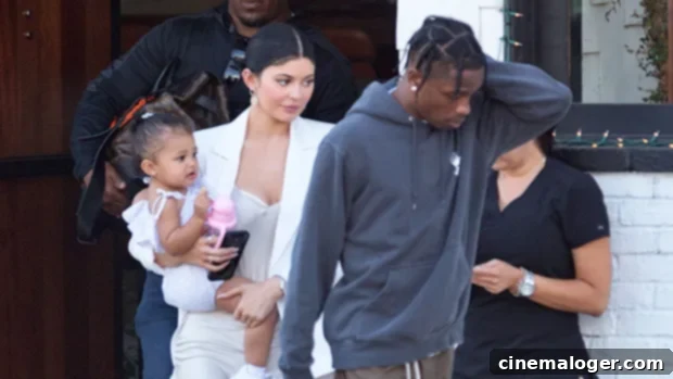 Kylie Jenner Drenched Stormi Webster and Travis Scott's Water Balloon Ambush 1 featured 4419472