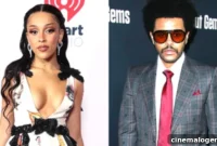 Doja Cat Stuns The Weeknd in Glimmering Skirt for ‘You Right’ Video Preview