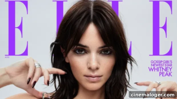 Kendall Jenner Wows in Silver Dress and Bodysuit for New ELLE Magazine Photos 1 featured 4475813