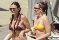 Mother and Daughter Demi Moore and Rumer Willis Dazzle in Greece Swimsuits