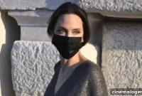 Angelina Jolie A Regal Vision In Sparkly Gown On Venice Waters