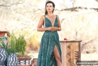Katie Thurston Stuns in Plunging Green Dress at Bachelorette Finale
