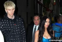 Megan Fox Electrifies NYC Streets in Blue Leather with Machine Gun Kelly