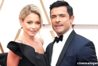 Kelly Ripa Sizzles in One-Piece Swimsuit Next to Shirtless Mark Consuelos at Birthday Party