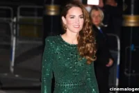 Kate Middleton Dazzles in Shimmering Green Gown for Royal Variety Performance