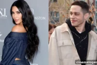 Kim Kardashian and Pete Davidson Pose with Fan During Beverly Hills Hotel Breakfast