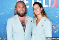 Jonah Hill and Sarah Brady Rock Matching Blue Suits at Dont Look Up Premiere