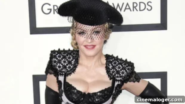 Madonna, 63, Steals Spotlight in Sheer Lace, Photobombs Daughter's Shoot 1 featured 4599876