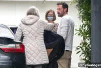 Ben Affleck and Daughter Violet Bid Sweet Farewell to Grandma