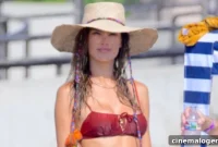 Alessandra Ambrosio Stuns in Bikini Bottoms for Beach Photoshoot