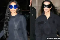 Chaney Jones Channels Kim K’s Signature Catsuit Look Alongside Kanye West And Travis Scott