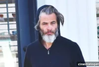 Chris Pine Debuts Dramatic Grey Beard On Coffee Run