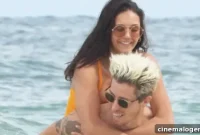 Nina Dobrev Stuns in Fendi Swimwear Alongside Shaun White