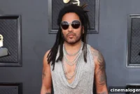 Lenny Kravitz Sparkles in Mesh Tank and Towering Heels at the Grammys